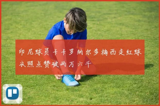 印尼球员卡卡罗纳尔多梅西走红球衣照点赞破两万六千